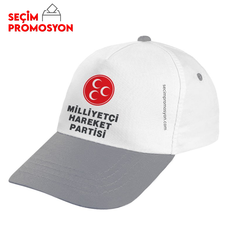 Milliyetçi Hareket Partisi Logo Baskılı Şapka