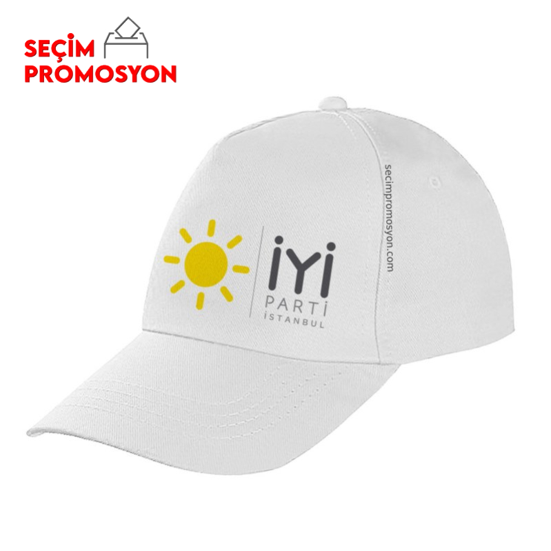 IYI-8423 İYİ Parti Beyaz Renk Şapka