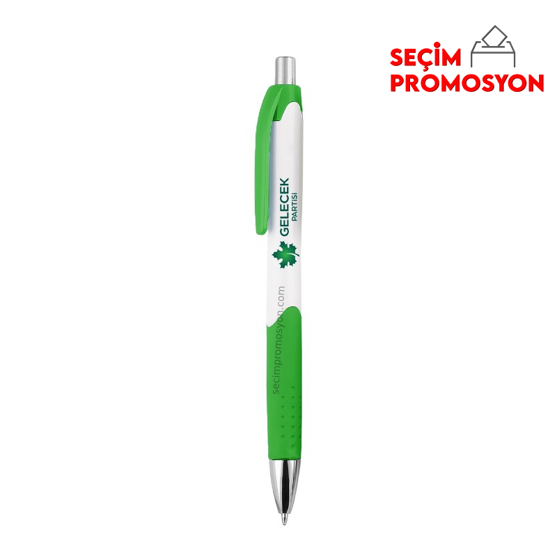 Gelecek Partisi Baskılı Promosyon Plastik Tükenmez Kalem