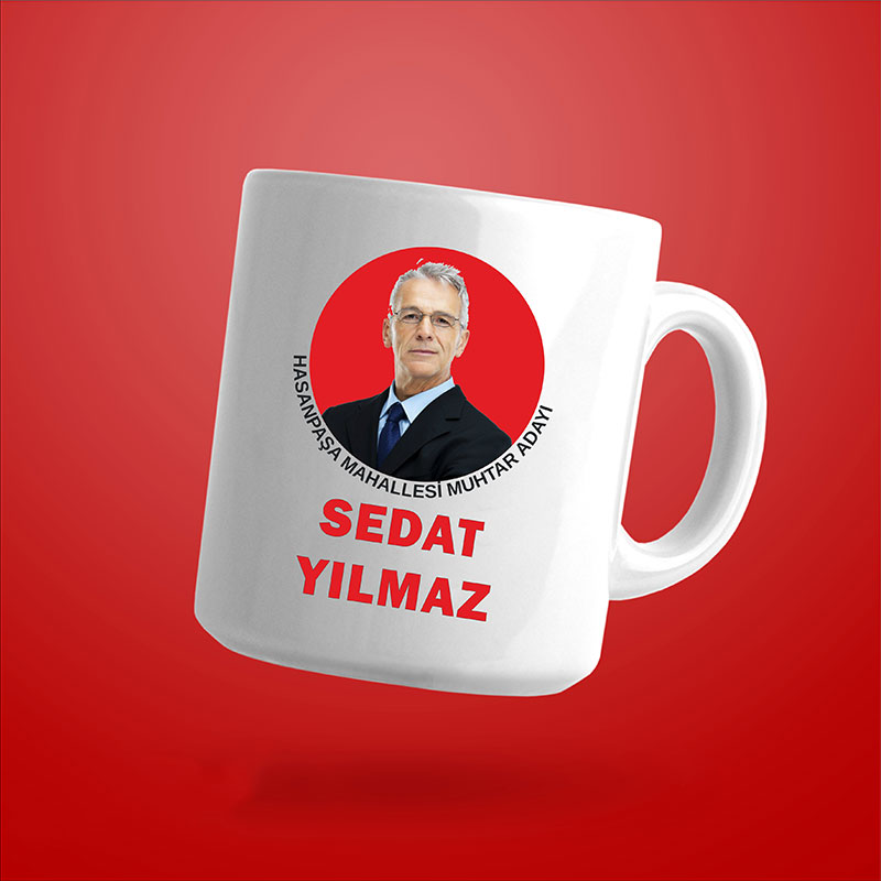 MUHTAR-8706 Muhtar Adayı Bardak