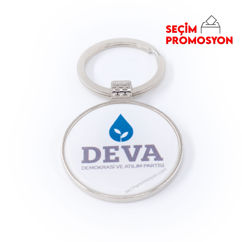 DEVA Partisi Promosyon Metal Anahtarlık