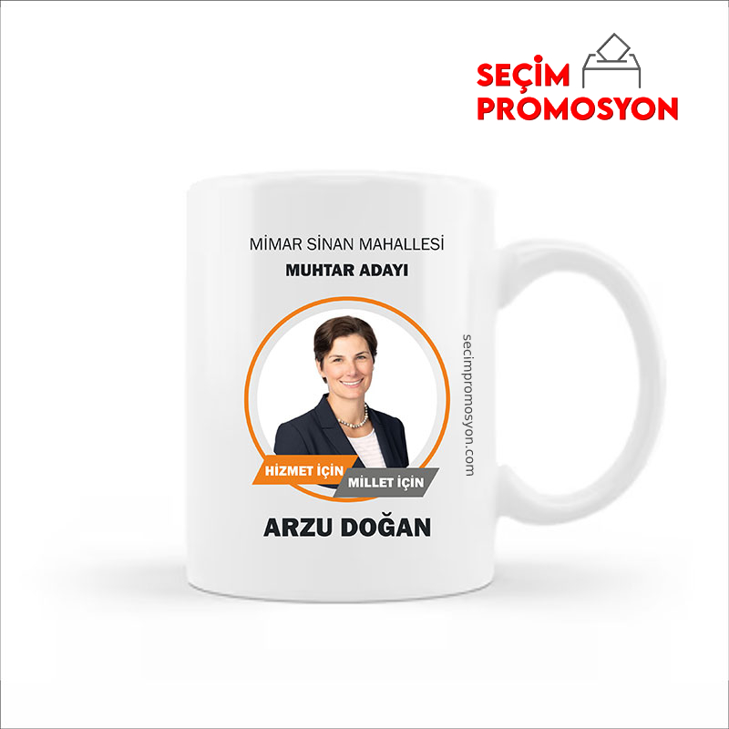 Muhtar Adayı Promosyon Bardak